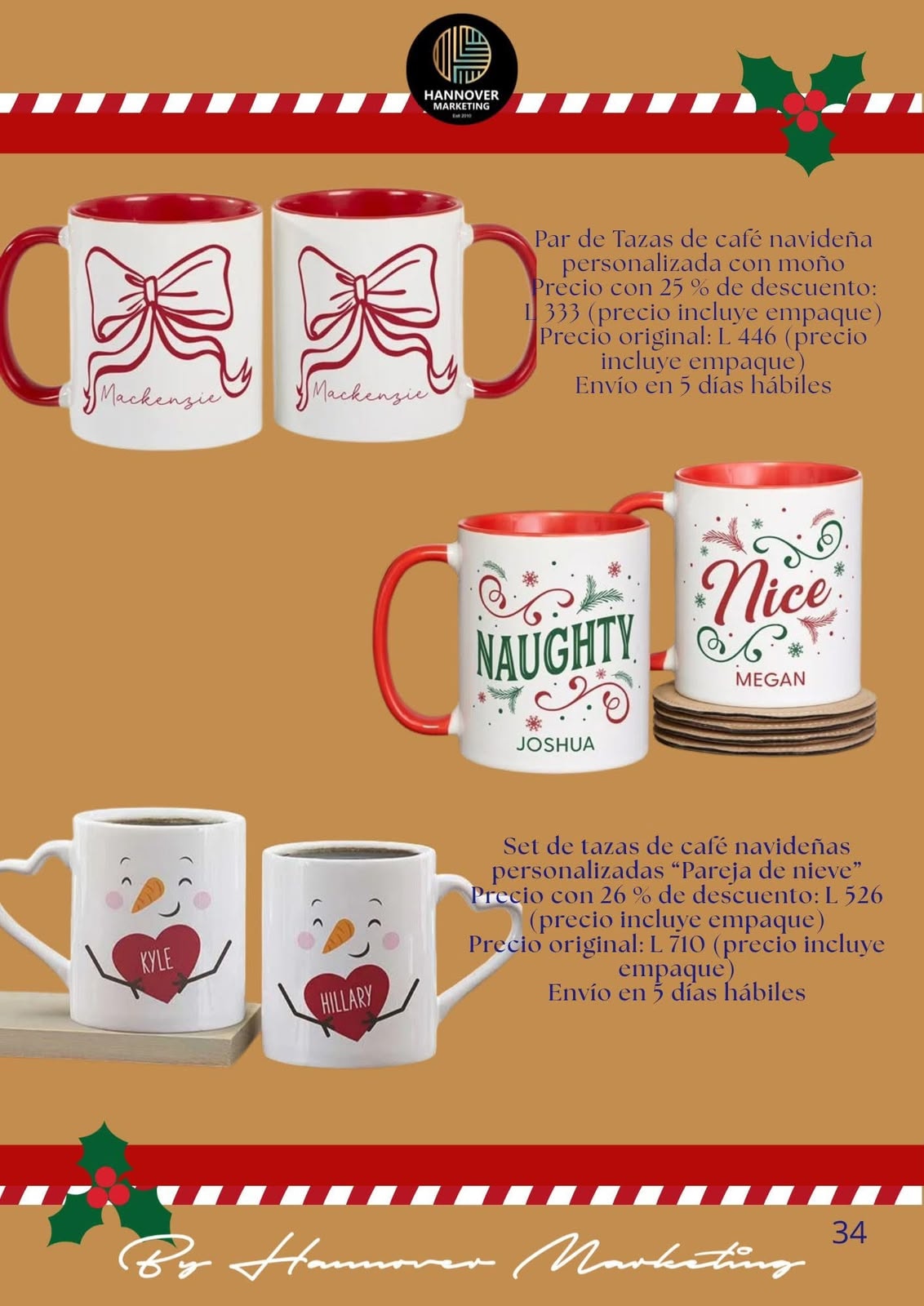 Tazas navideñas colección