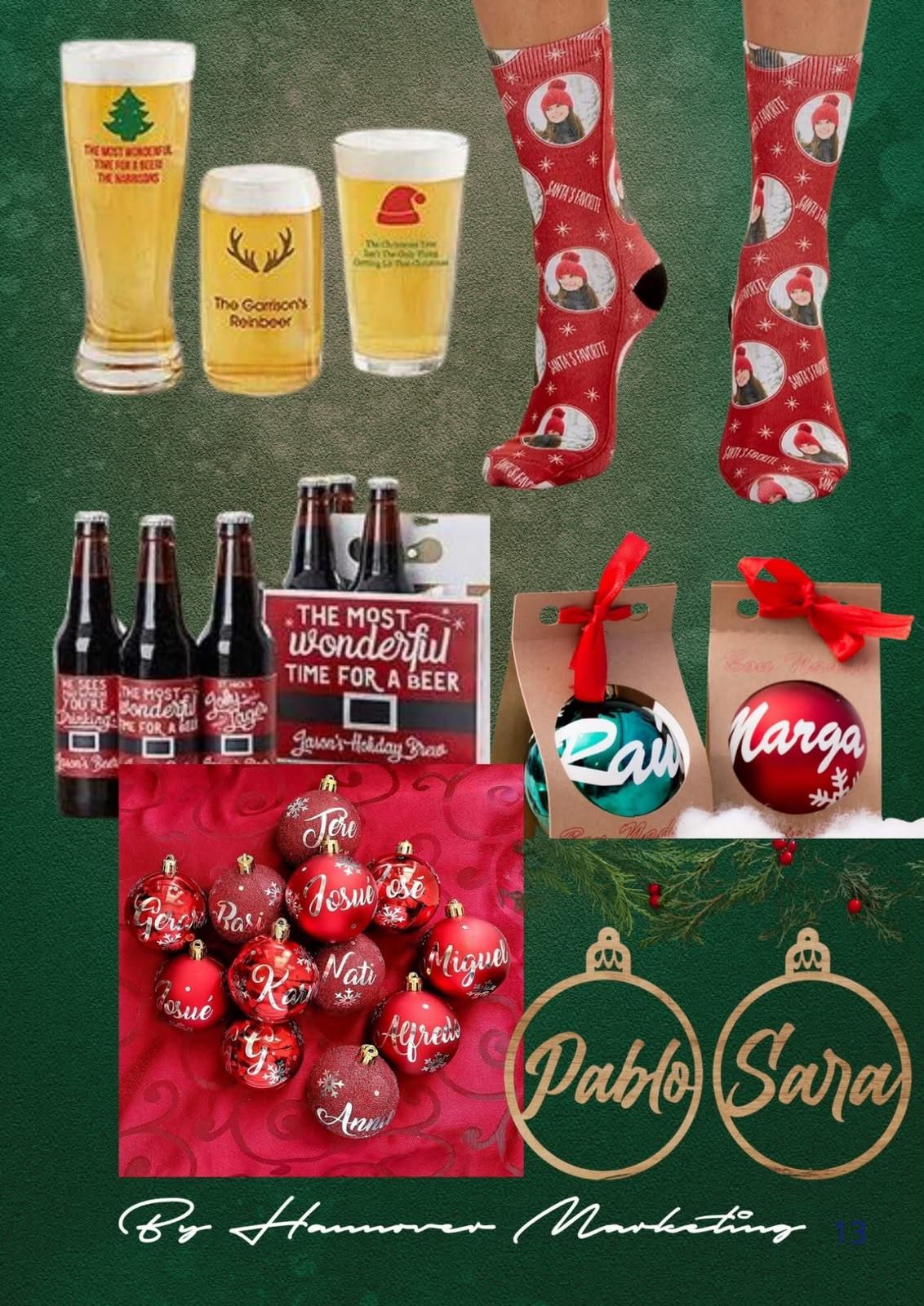 Producto navideño personalizado Hannover Marketing Honduras