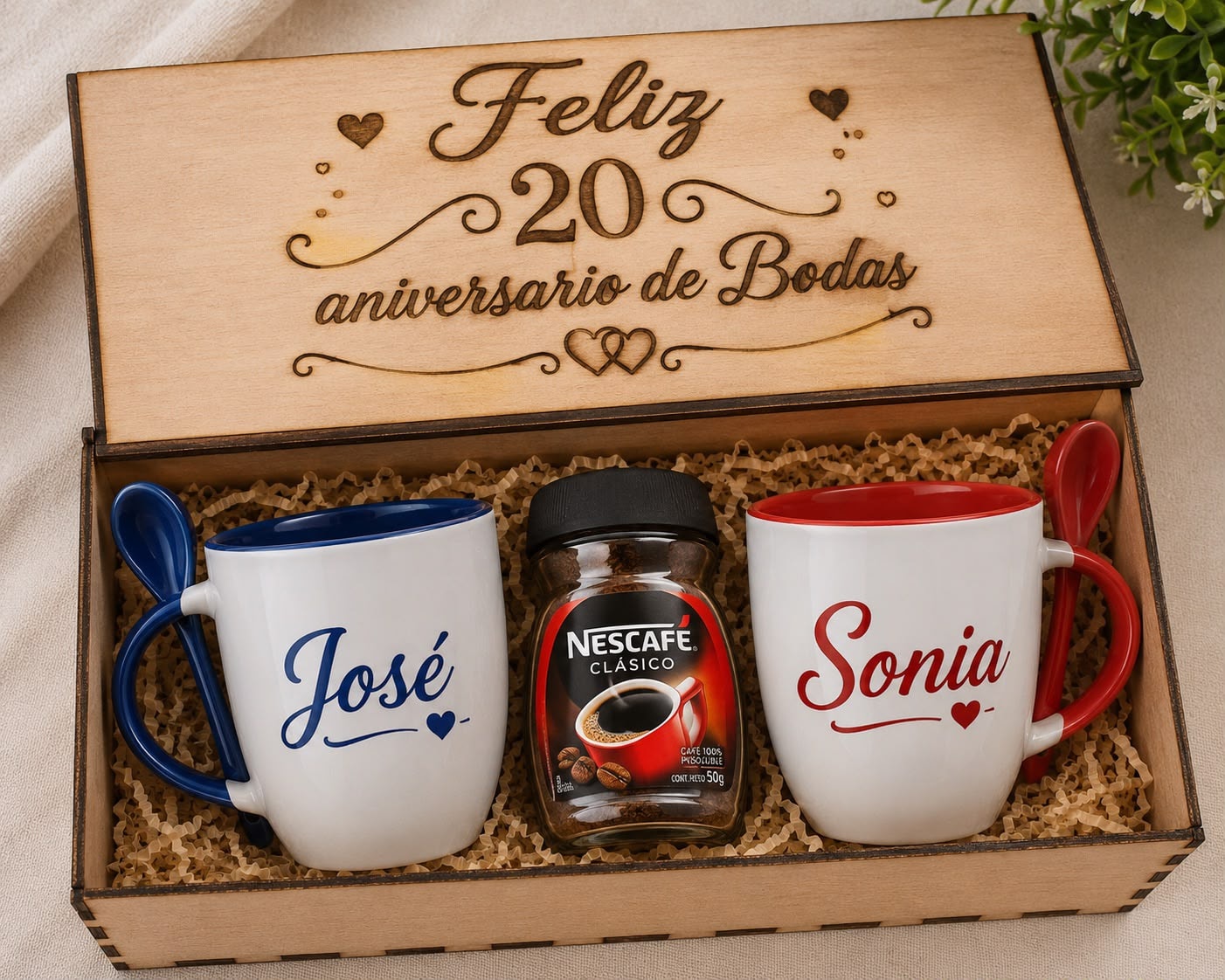 Caja aniversario navideña