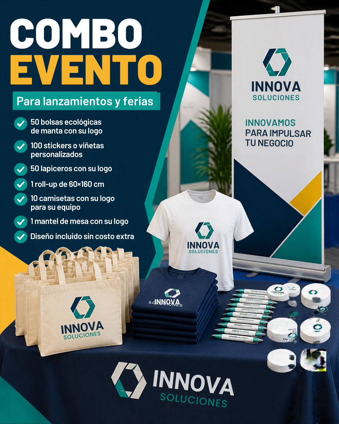 Display regalos corporativos feria lanzamiento evento Honduras